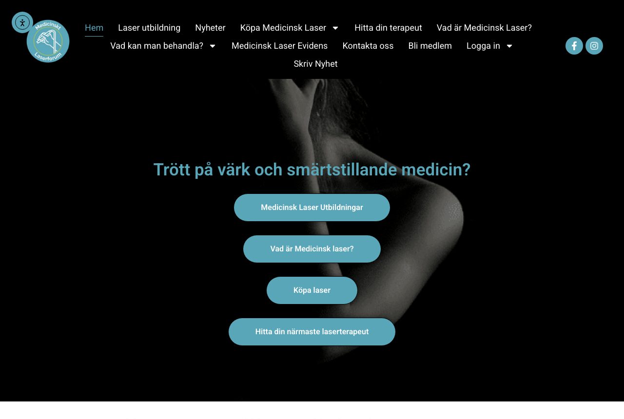 Startsidan för Medicinskt Laserforum